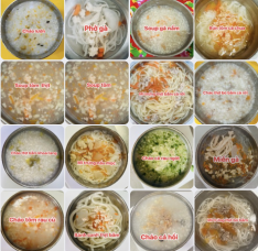 THỰC ĐƠN MÓN NƯỚC CHO BÉ